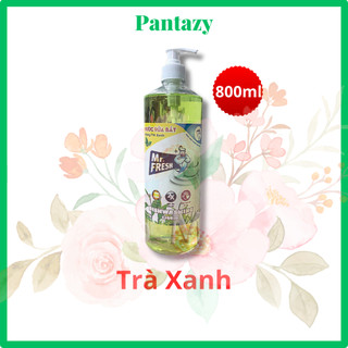 Nước rửa chén đậm đặc Mr.Fresh 800ml (Đào, Cam, Trà Xanh, Quế) - nước rửa bát