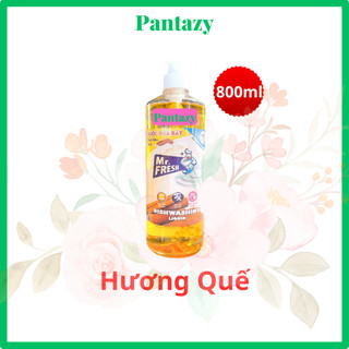 Nước rửa chén đậm đặc Mr.Fresh 800ml (Đào, Cam, Trà Xanh, Quế) - nước rửa bát