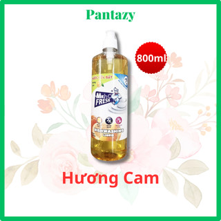 Nước rửa chén đậm đặc Mr.Fresh 800ml (Đào, Cam, Trà Xanh, Quế) - nước rửa bát