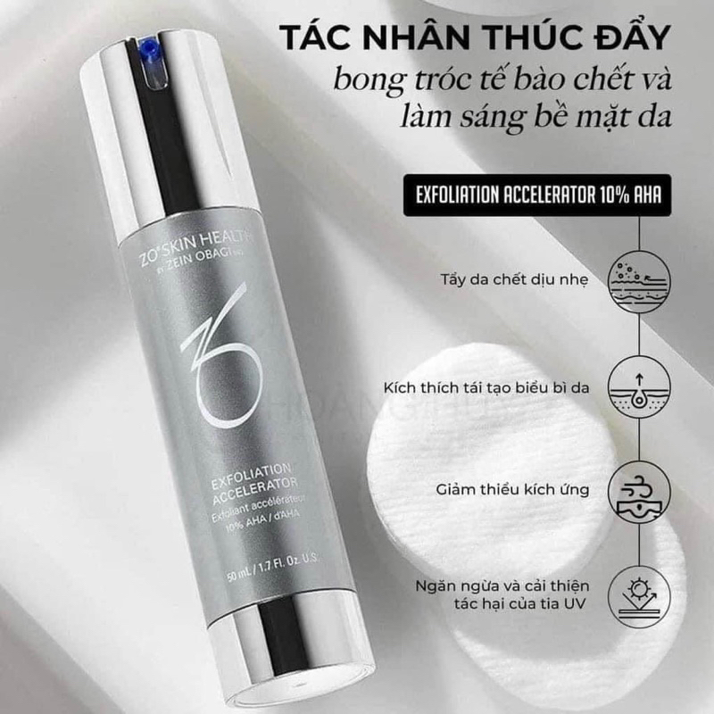 ⭐️ Kem tẩy tế bào chết hoá học Zo Skin Exfoliation Accelerator 10% AHA 50ml