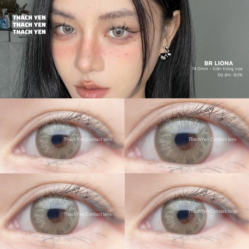 TỔNG HỢP LENS MẮT NÂU TÂY KÍNH ÁP TRÒNG KHÔNG GIÃN BÁN CHẠY