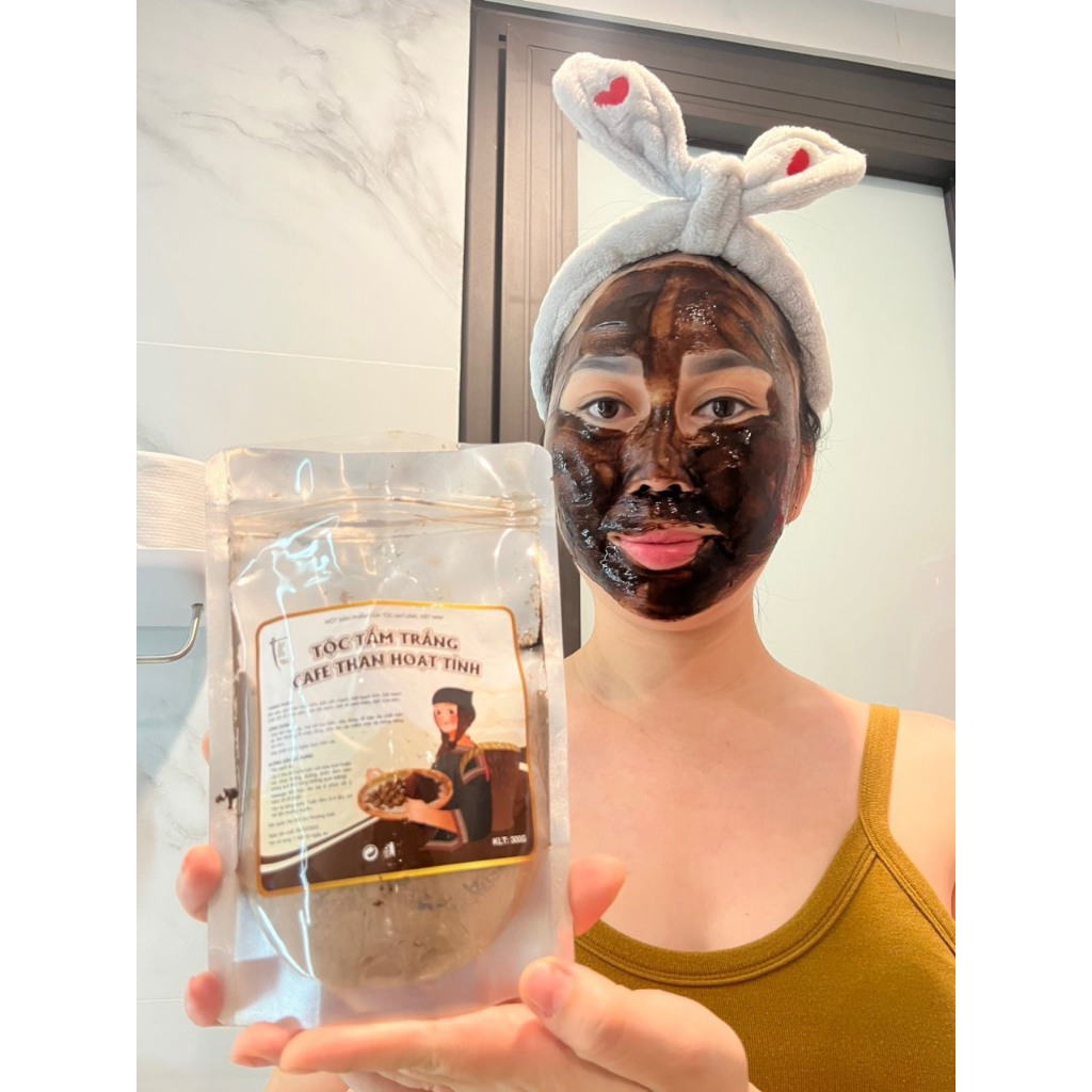 Tộc Tắm Trắng Cafe Than Hoạt Tính 300g