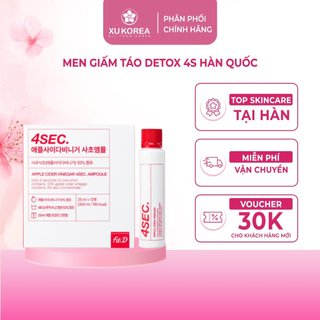 Men Giấm Táo Detox 4s Hàn Quốc thanh lọc cơ thể | Xù Korea
