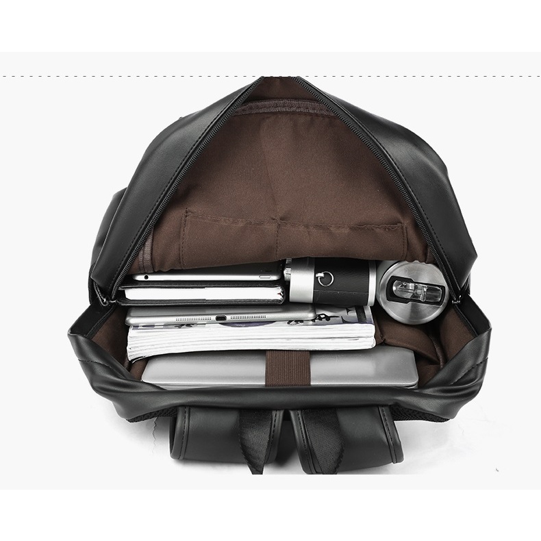 Balo da laptop nam nữ Marga Backpack 492 - Chất liệu da PU mềm nhập khẩu chống thấm nước - Thương hiệu LAZA