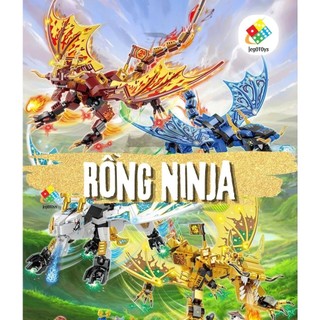 Lego Rồng Ninjago - Trọn Bộ Đồ Chơi Lắp Ráp Rồng Thần Huyền Thoại Ninjago cho bé trai 5 tuổi