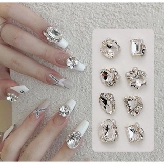 Charm đá khối,đá chùm nails,charm đá cao cấp đính móng