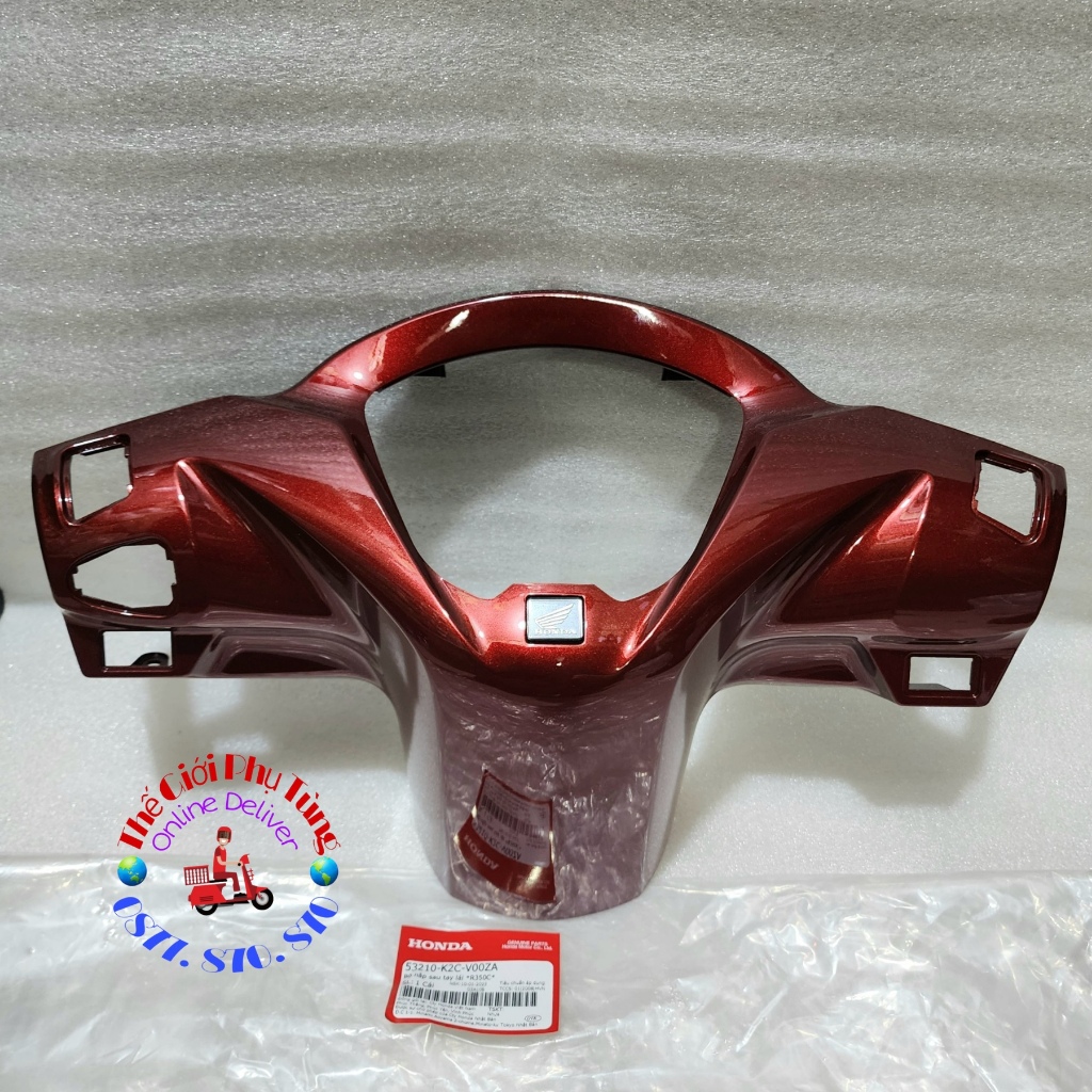Nắp sau tay lái, bợ cổ Vision 2021-2023 zin Honda VN - 53210-K2C