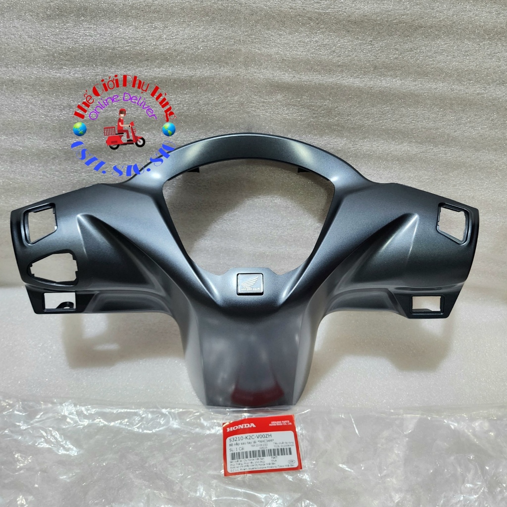 Nắp sau tay lái, bợ cổ Vision 2021-2023 zin Honda VN - 53210-K2C