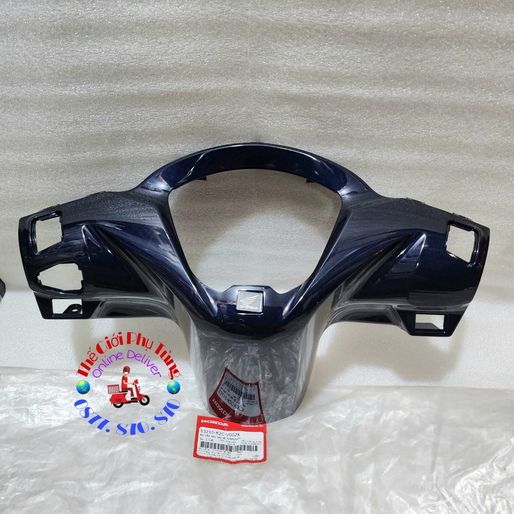 Nắp sau tay lái, bợ cổ Vision 2021-2023 zin Honda VN - 53210-K2C