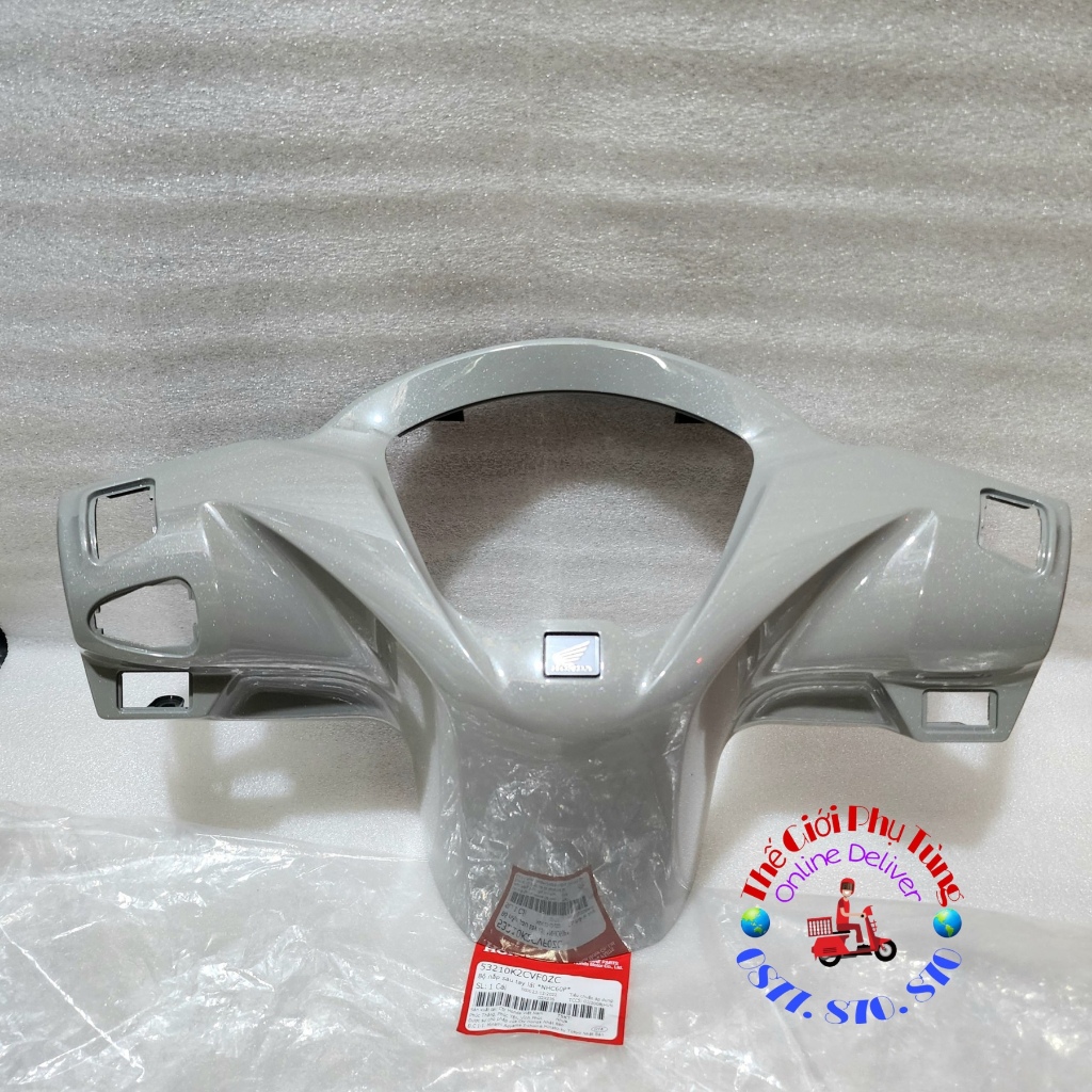 Nắp sau tay lái, bợ cổ Vision 2021-2023 zin Honda VN - 53210-K2C