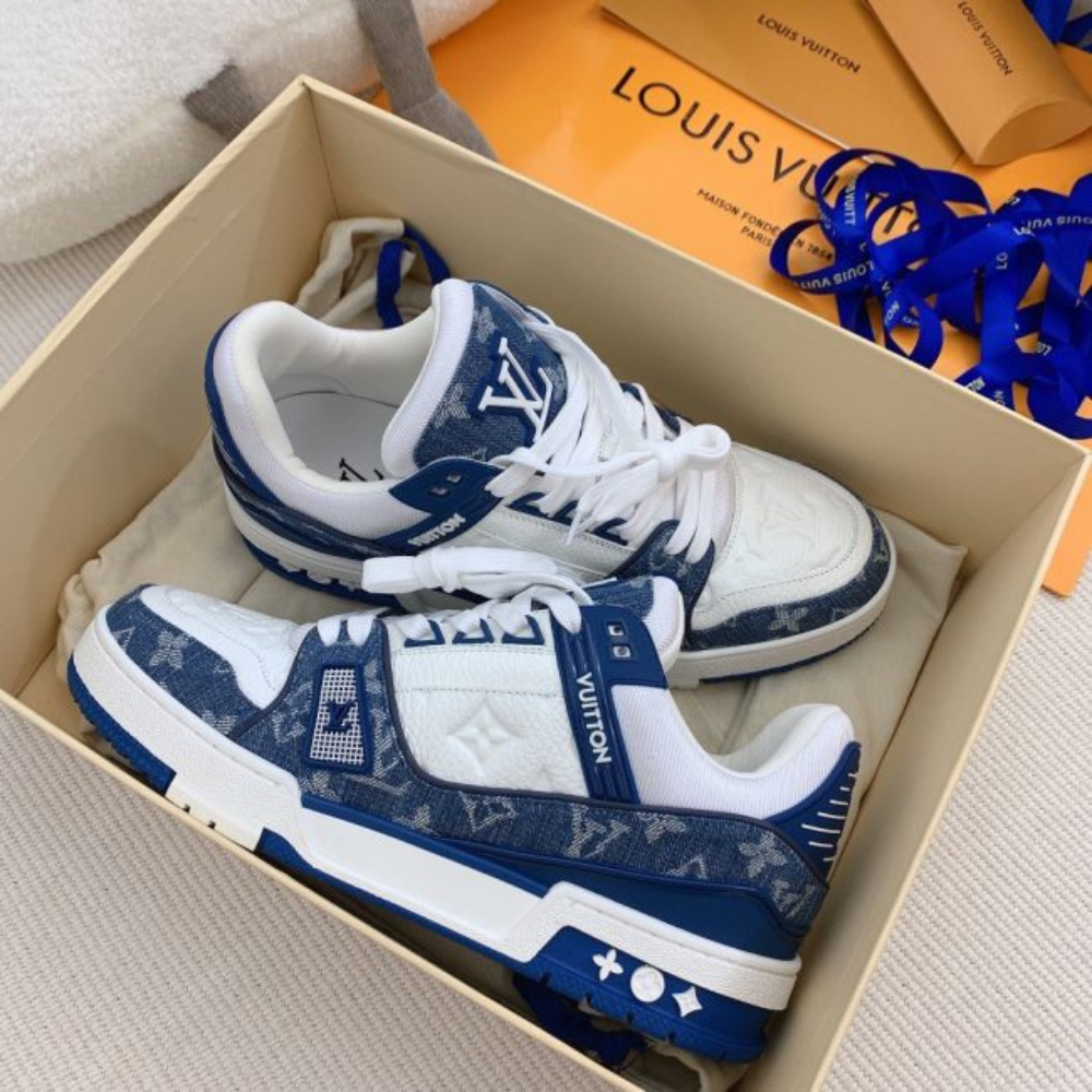 Giày LV Nam Nữ, Giày Louis Vuitton Thể Thao Hàng S.Cấp Full Box Bill Phụ Kiện