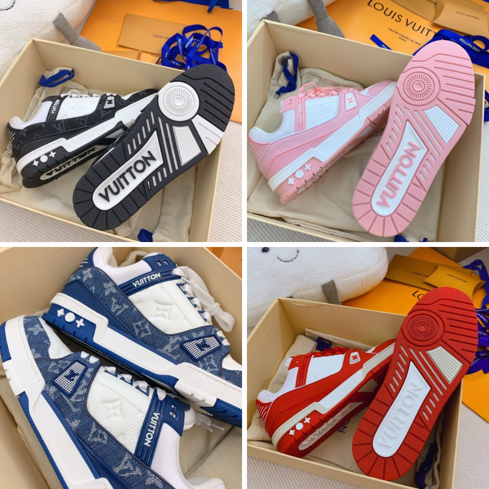 Giày LV Nam Nữ, Giày Louis Vuitton Thể Thao Hàng S.Cấp Full Box Bill Phụ Kiện