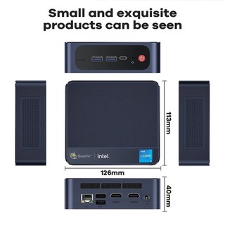 Máy tính để bàn Mini PC Beelink SEi12 Pro (intel i7 1260P | 32GB DDR5 | 500GB)