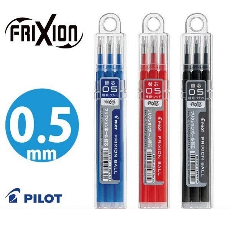 BÚT BI XÓA ĐƯỢC PILOT FRIXION BALL 0.5mm JAPAN I Bút xóa được có ngòi thay thế Nhật Bản - Hàng chính hãng