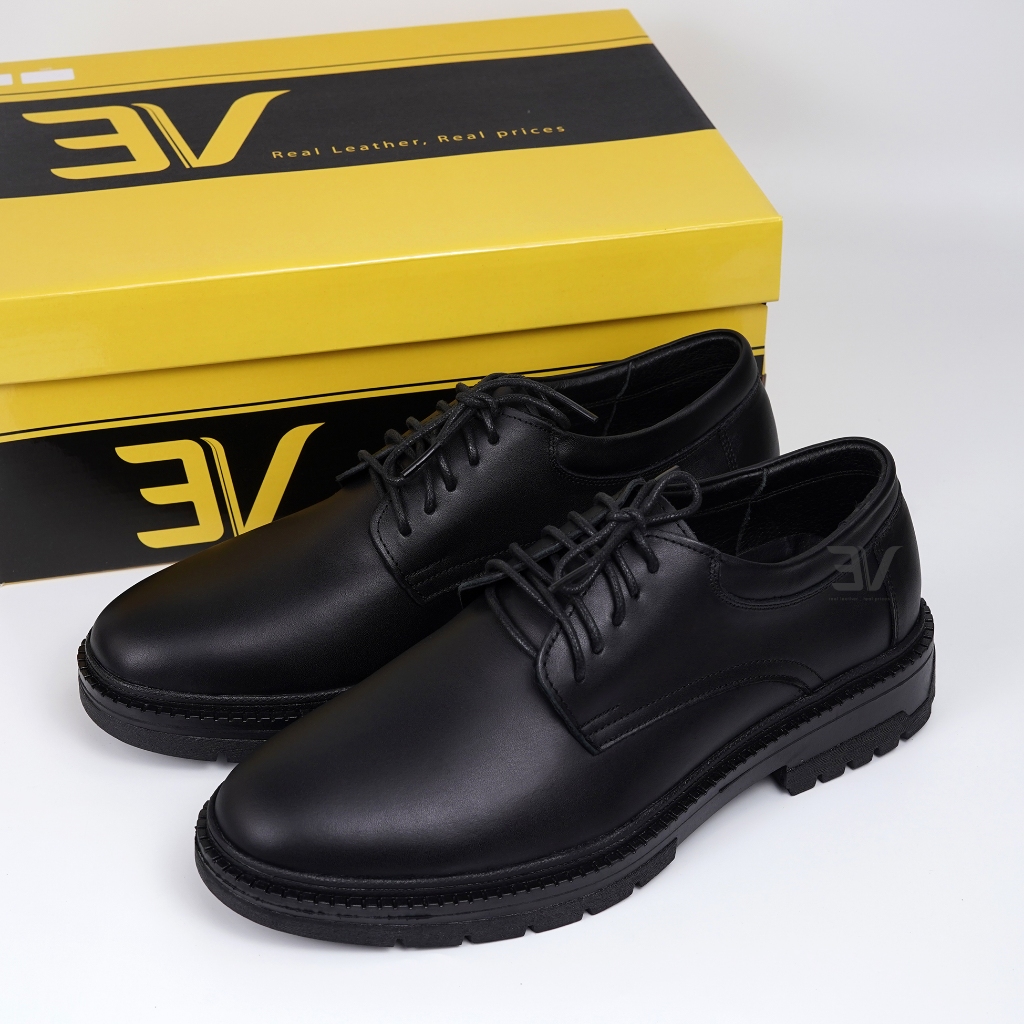 Giày da nam 3V kiểu dáng Dr huyền thoại - Da bò nappa đế khâu - 3V433