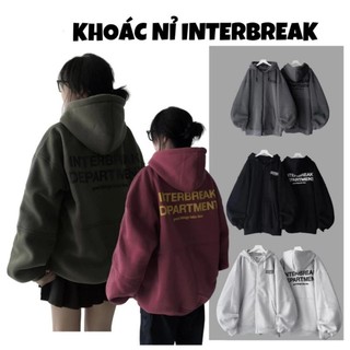 [ ẢNH THẬT - CÓ SẴN  ]  Áo Khoác Nỉ Hoodie Zip In Chữ INTERNET Form To Mũ 2 Lớp