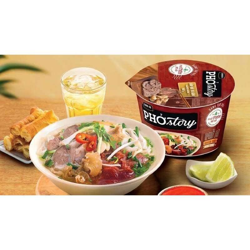 Phở Story - Phở Thìn Bờ Hồ - 131gr - Bắp Bò và Gân Nguyên Miếng