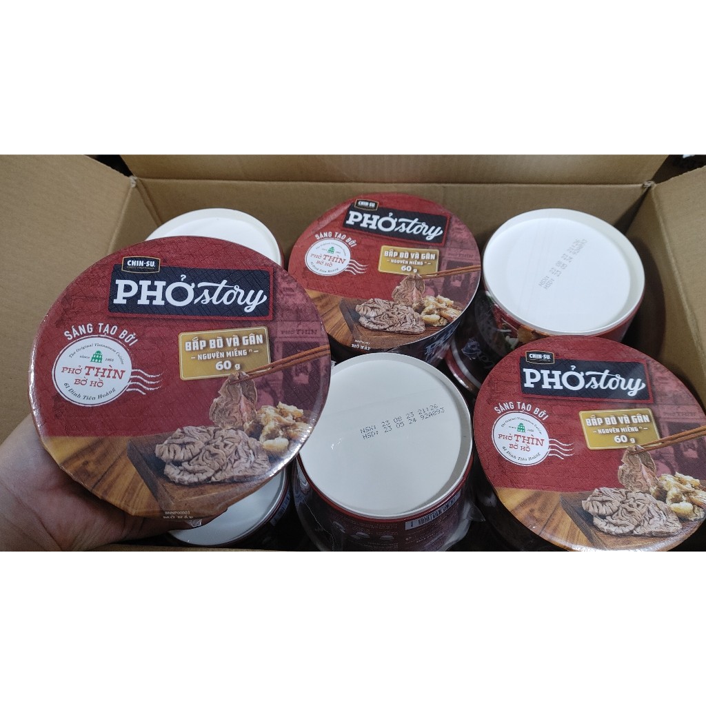 Phở Story - Phở Thìn Bờ Hồ - 131gr - Bắp Bò và Gân Nguyên Miếng