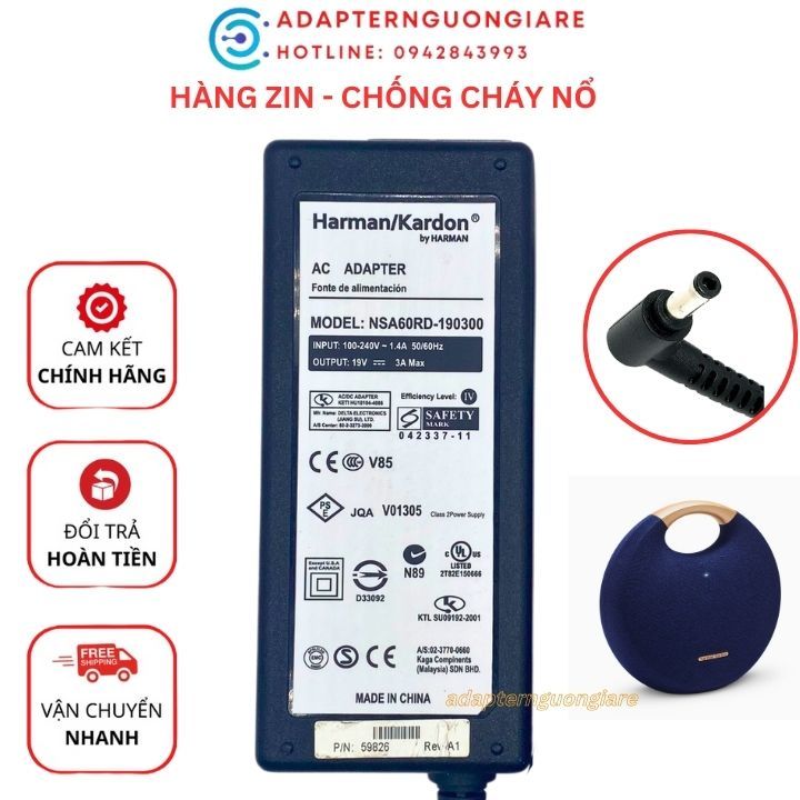 Sạc loa harman kardon onyx studio 19v 2a bảo hành 12 tháng