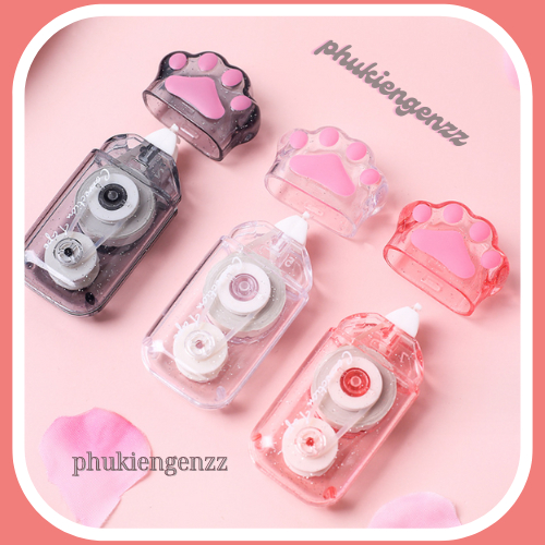 Bút Xóa Băng Kéo Tạo Hình Chân Mèo Cute Dài 6M