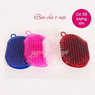 Lược chải Massage Body 2 Mặt Silicon giảm mở bụng gội đầu dưỡng sinh