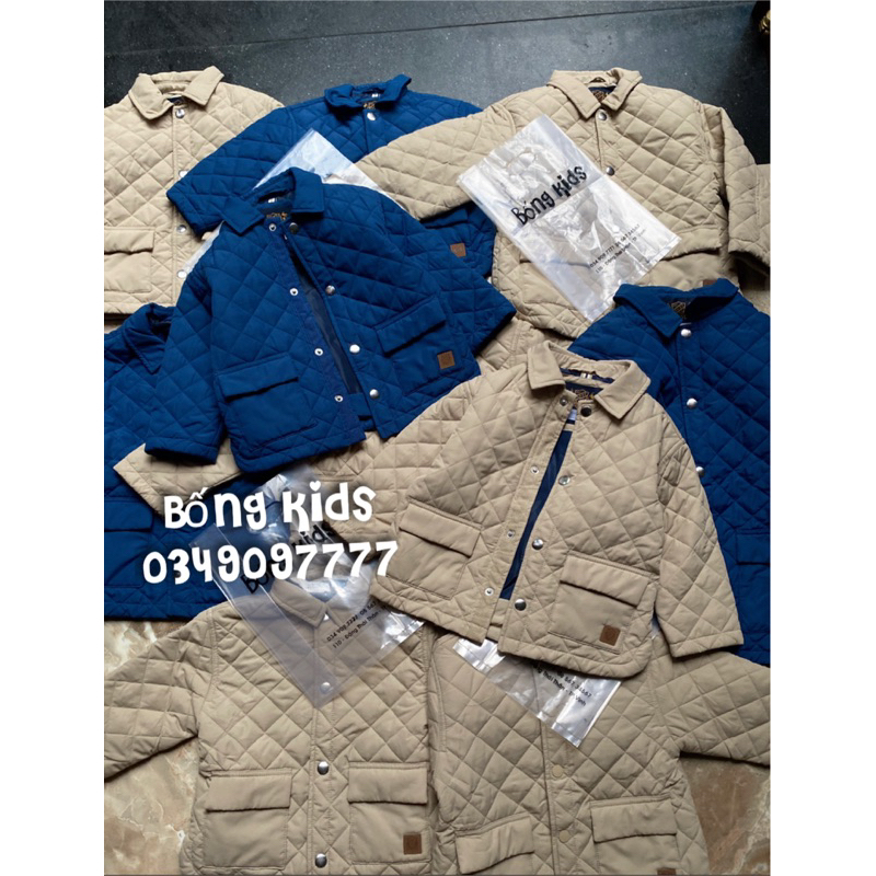 Áo Khoác Trần Trám Bé Trai Cổ Đức N