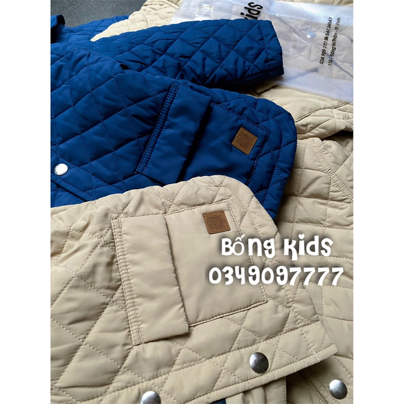 Áo Khoác Trần Trám Bé Trai Cổ Đức N