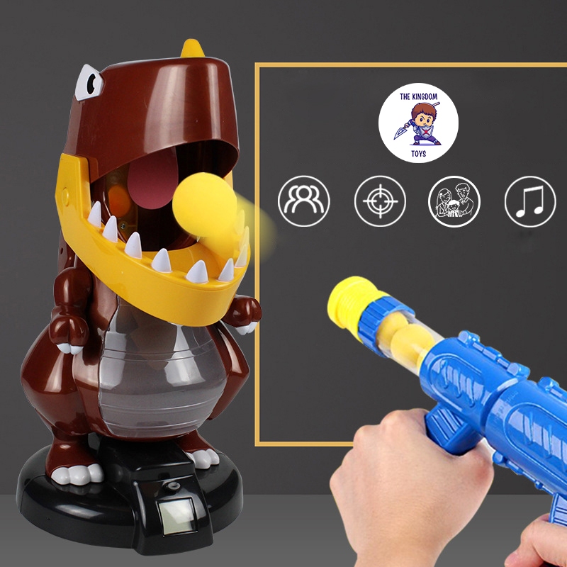 Đồ Chơi Bắn Bóng Khủng Long Bạo Chúa T-Rex Tính Điểm Tự Động Cho Bé Đồ Chơi Vận Động Vui Nhộn Dễ Thương