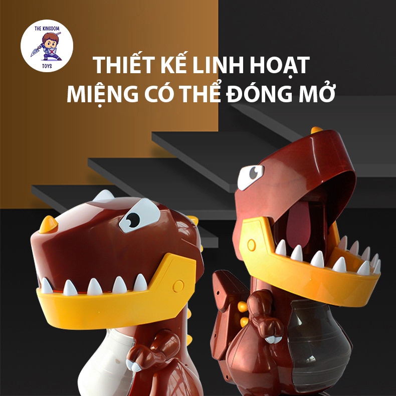 Đồ Chơi Bắn Bóng Khủng Long Bạo Chúa T-Rex Tính Điểm Tự Động Cho Bé Đồ Chơi Vận Động Vui Nhộn Dễ Thương