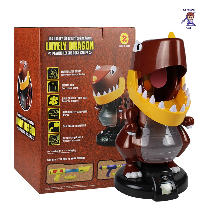 Đồ Chơi Bắn Bóng Khủng Long Bạo Chúa T-Rex Tính Điểm Tự Động Cho Bé Đồ Chơi Vận Động Vui Nhộn Dễ Thương