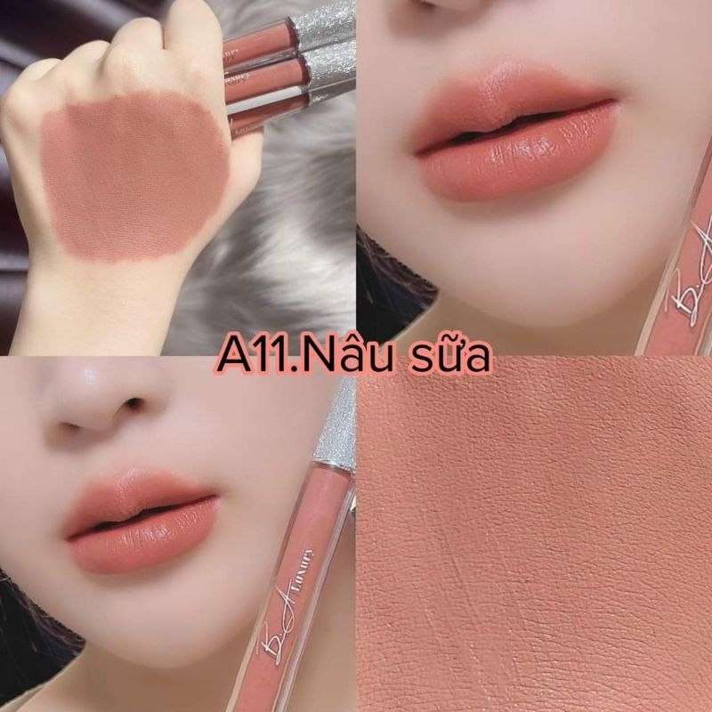 Son nâu lạnh, son tone tây, son nude tây, son nâu tây, son môi chính hãng BeAna chất son mềm, mịn lên chuẩn màu