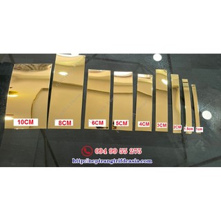 Giá 1m- bản 5cm-10cm- nẹp la inox vàng gương, nẹp thanh la – lập là inox, nẹp trang trí tường, trần nhà, vách ngăn