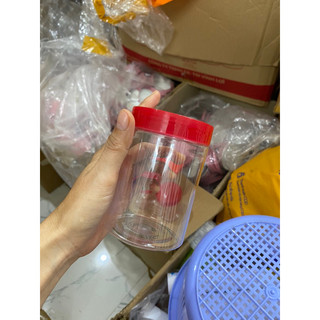 Hủ pét nắp đỏ (đủ size)