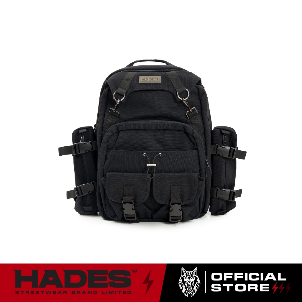 BALO UNISEX NEOPRENE UTILITY BACKPACK CANVAS ĐEN - HADES BRAND CHÍNH HÃNG