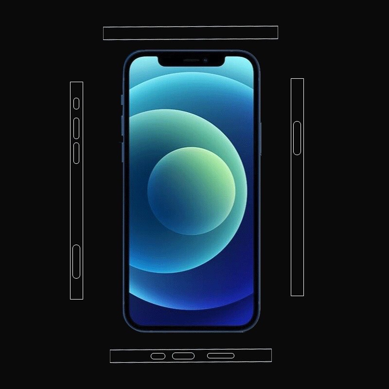Miếng dán PPF viền máy cho iPhone 15/ 15 Plus/ 15 Pro/ 15 Pro Max/ 14 Pro max/ 13 / 12 bảo vệ viền máy siêu tốt