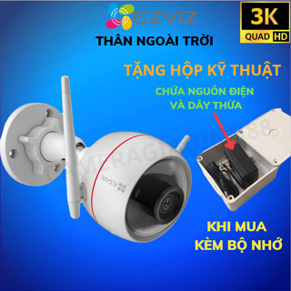 Camera Wifi Ezviz Ngoài Trời H3, C3W Pro, H3C, C3TN 2M 3M 4M 5MP 1080P 2K 3K, Camera Màu Đêm C3N, BH chính hãng 24 TH