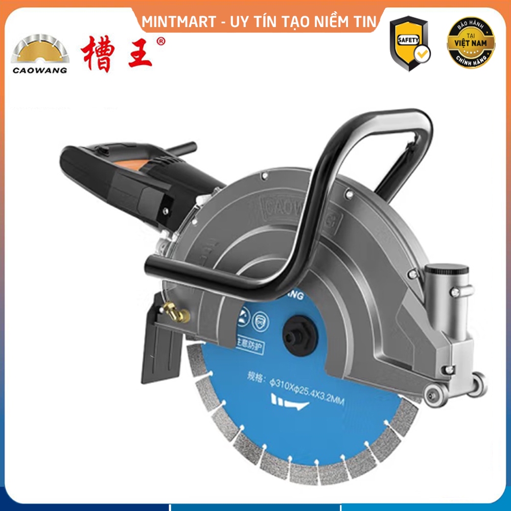 Máy cắt rãnh tường 1 lưỡi Caowang SE3201 - Công suất 3000W, cắt sâu 136mm - Hàng chính hãng