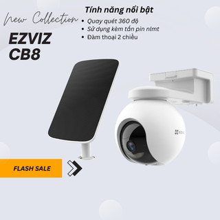 Camera ngoài trời wifi thông minh 2K EZVIZ CB8 - dùng pin năng lượng xanh