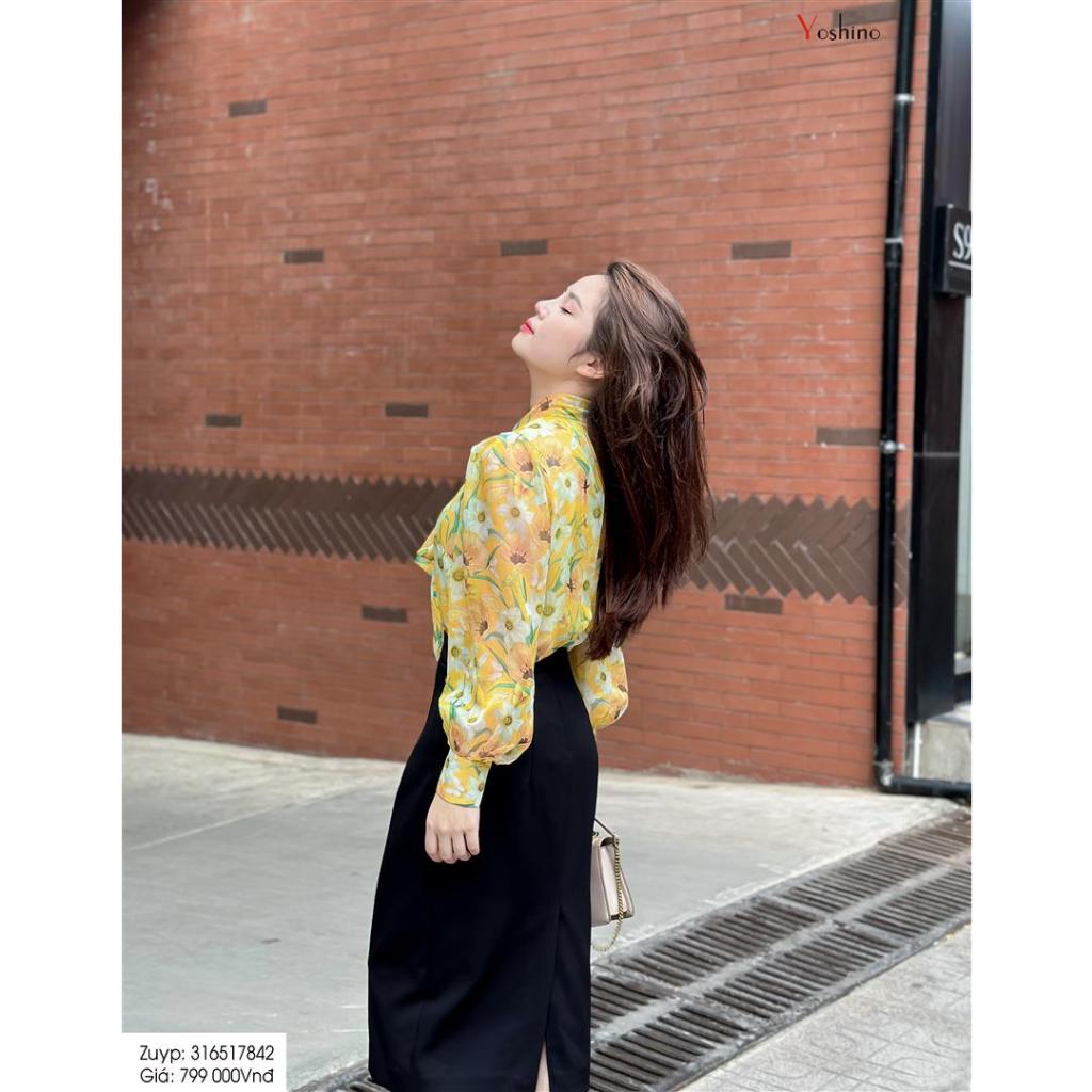 Zuýp bút chì cúc túi màu đen Yoshino