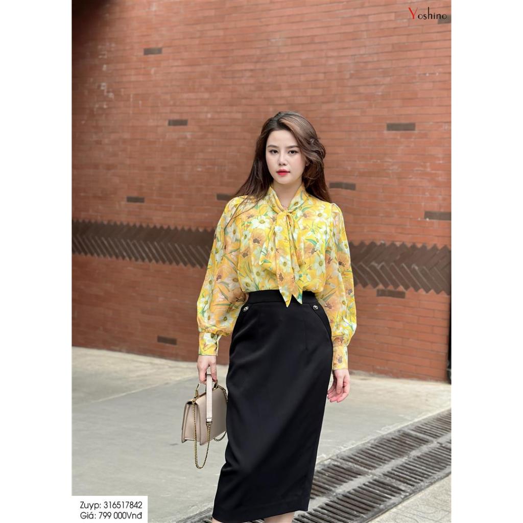 Zuýp bút chì cúc túi màu đen Yoshino