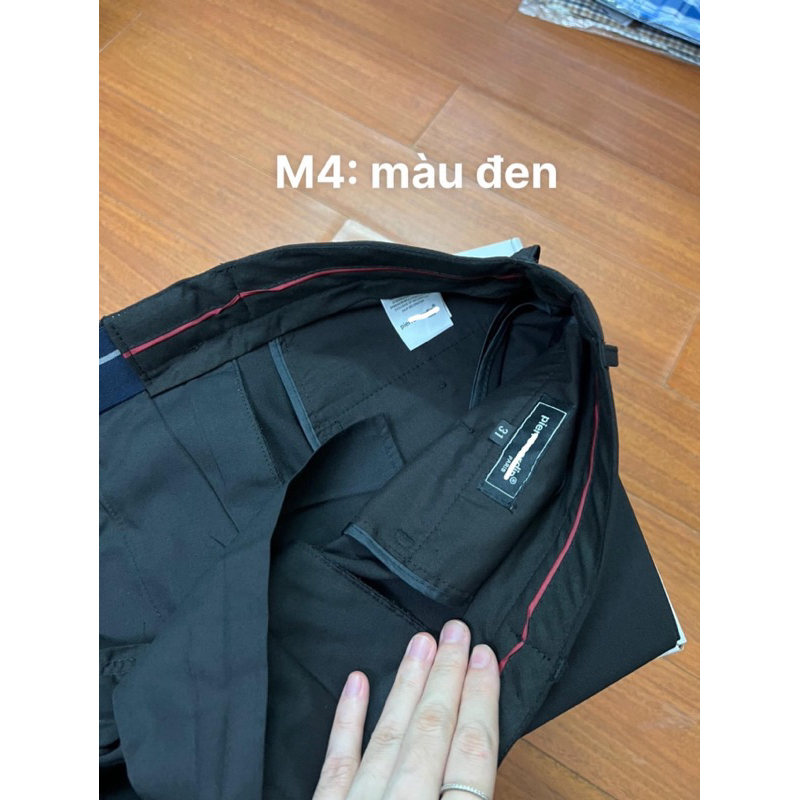 Quần âu nam Pier.re Car.din 4 mầu dáng slimfit cạp chun