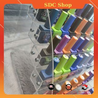 Kệ trưng bày sơn móng tay giá xưởng - kệ trưng bày sơn nail bằng mica - Kệ đựng sơn móng tay