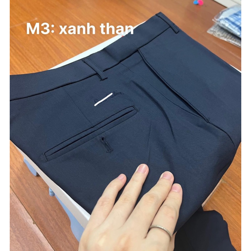 Quần âu nam Pier.re Car.din 4 mầu dáng slimfit cạp chun