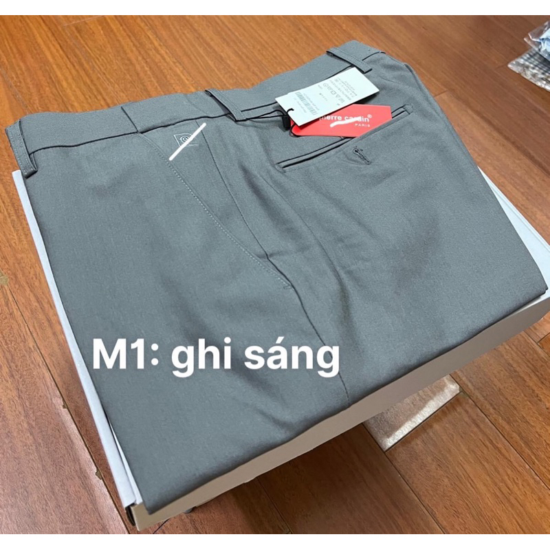 Quần âu nam Pier.re Car.din 4 mầu dáng slimfit cạp chun