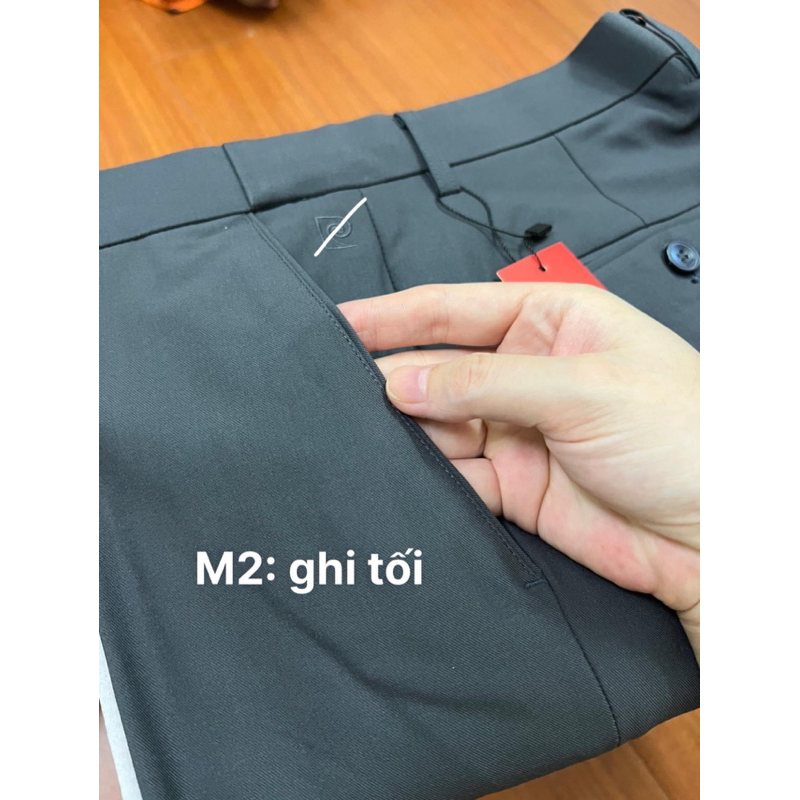 Quần âu nam Pier.re Car.din 4 mầu dáng slimfit cạp chun