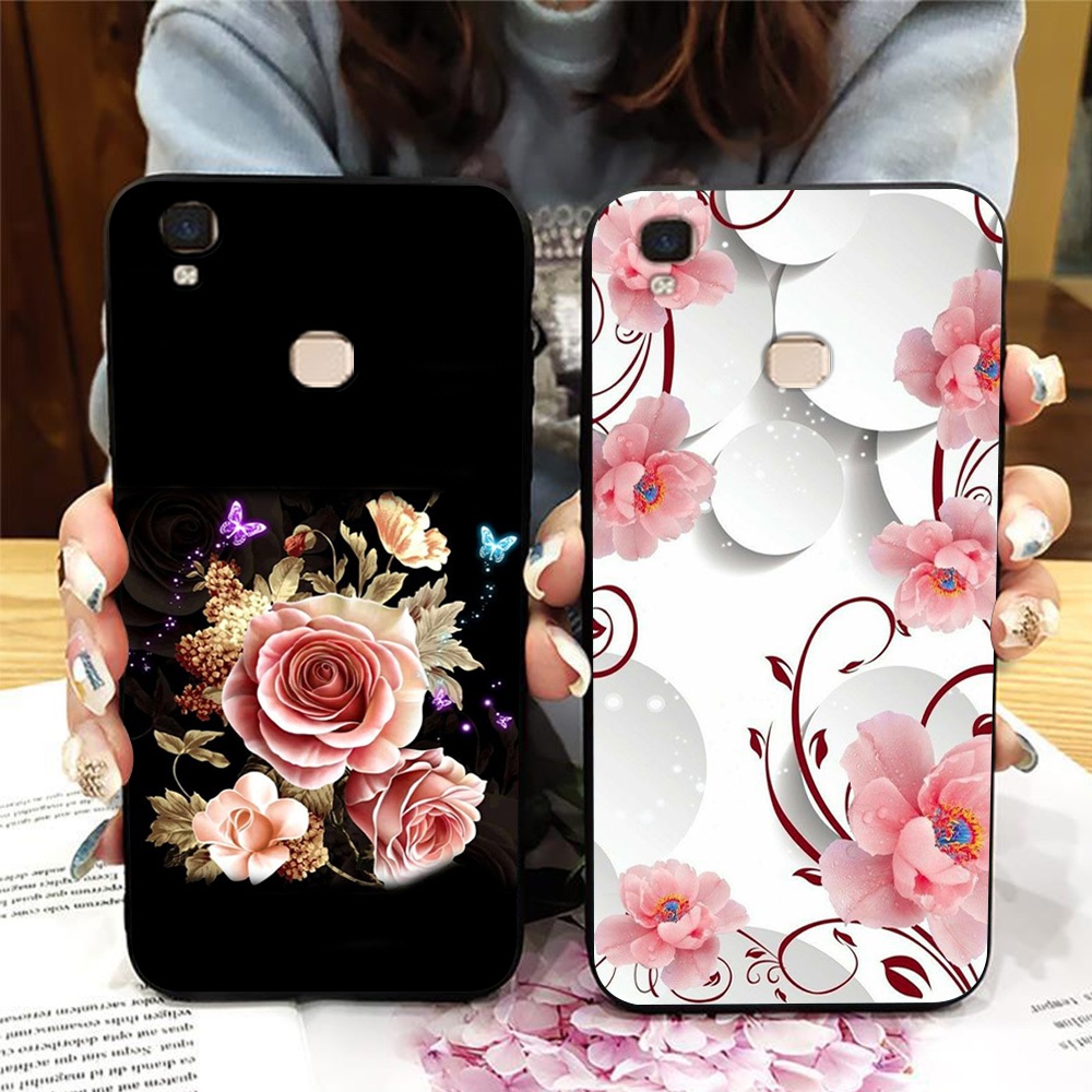 Ốp lưng vivo v3 max in hình hoa ly và các loại hoa