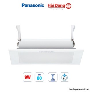 Đèn Downlight âm trần Vuông Panasonic Neo Slim - Nhập Khẩu Indonesia - Bảo Hành 24 Tháng