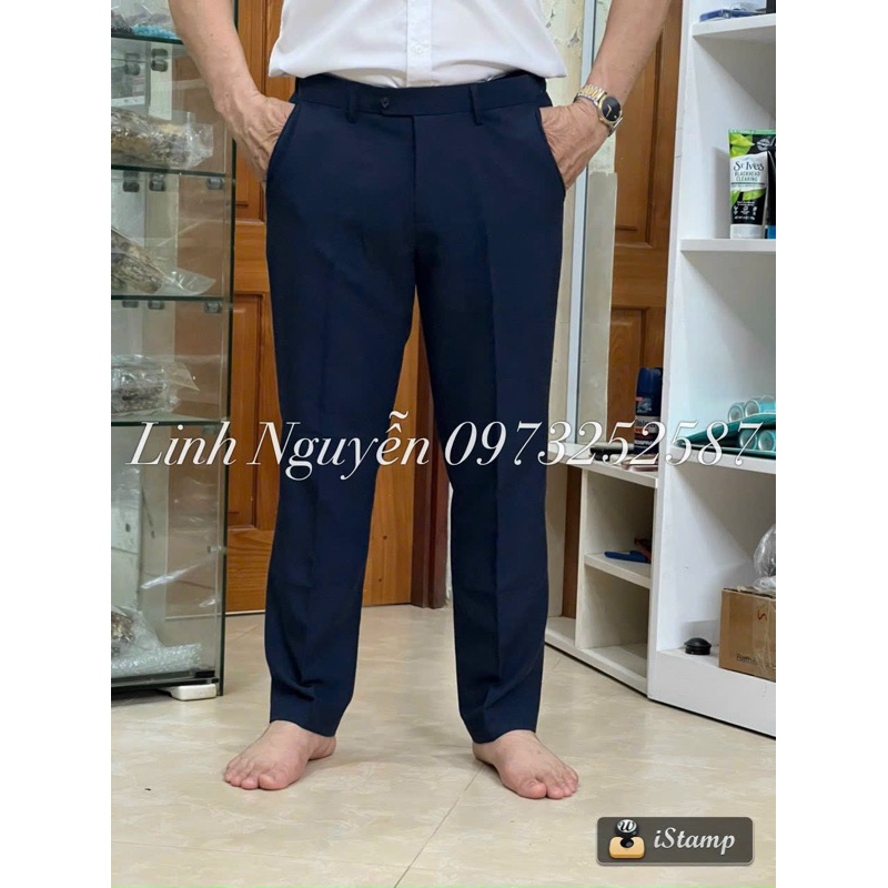 Quần âu nam Pier.re Car.din 4 mầu dáng slimfit cạp chun