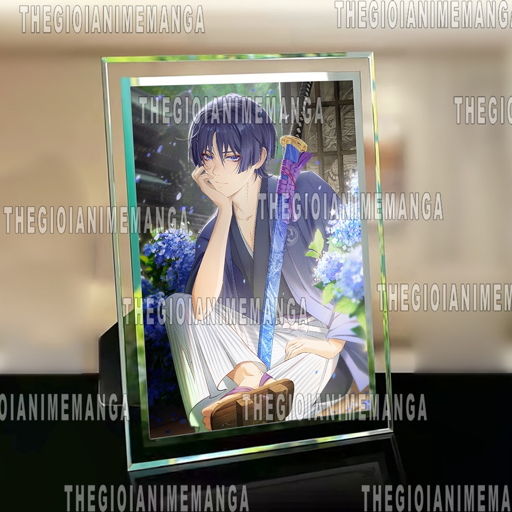 Khung kính SCARAMOUCHE GENSHIN IMPACT Wanderer in hình game anime chibi quà tặng trang trí để bàn 2 size