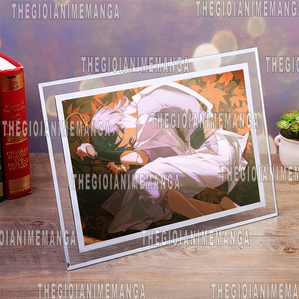 Khung kính SCARAMOUCHE GENSHIN IMPACT Wanderer in hình game anime chibi quà tặng trang trí để bàn 2 size